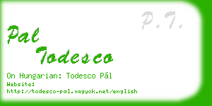 pal todesco business card
